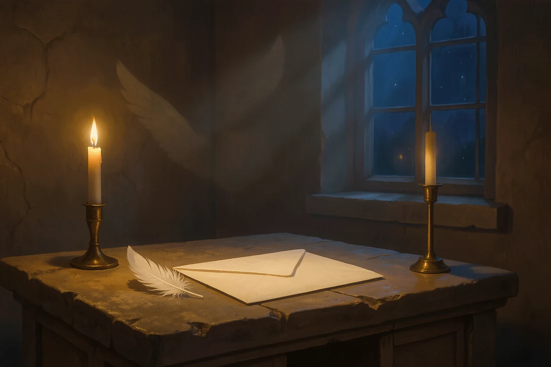 Candle desk sacred atmosphere study