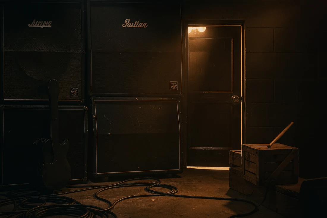 Western recording room study